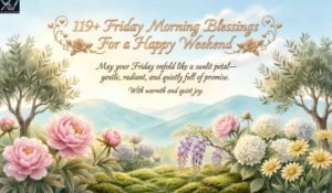119+ Friday Morning Blessings For a Happy Weekend