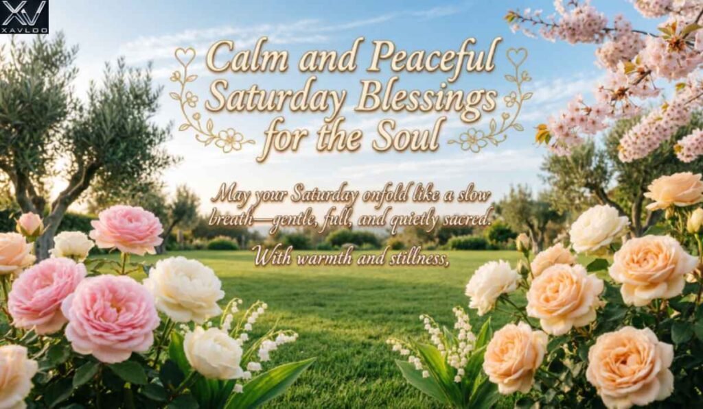 Calm and Peaceful Saturday Blessings for the Soul