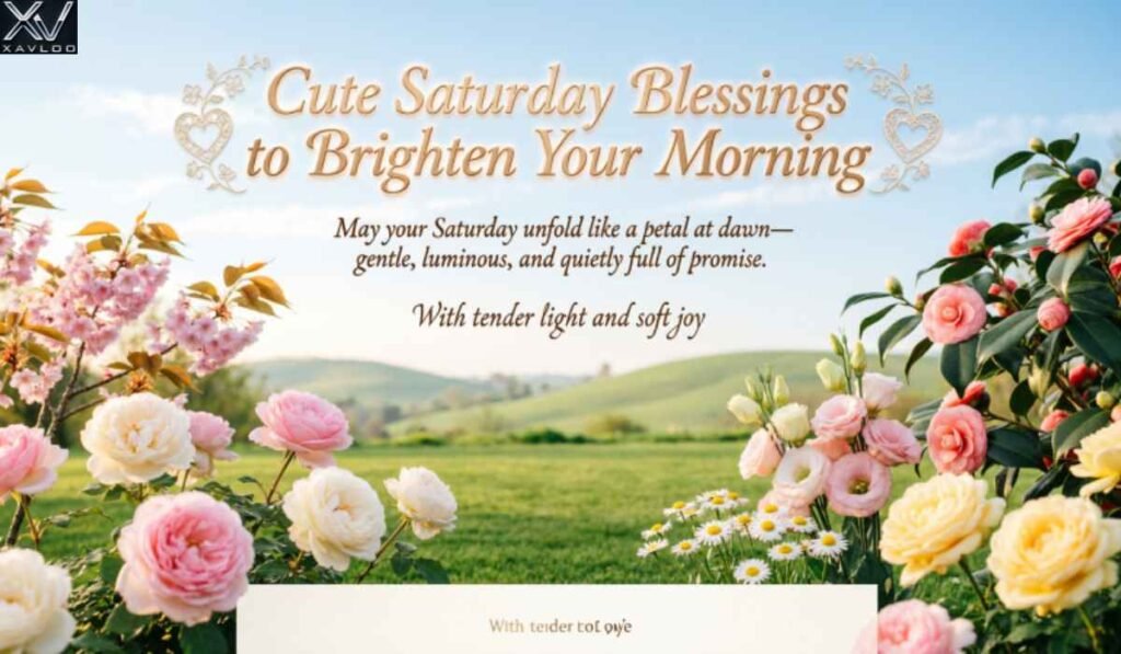 Cute Saturday Blessings to Brighten Your Morning