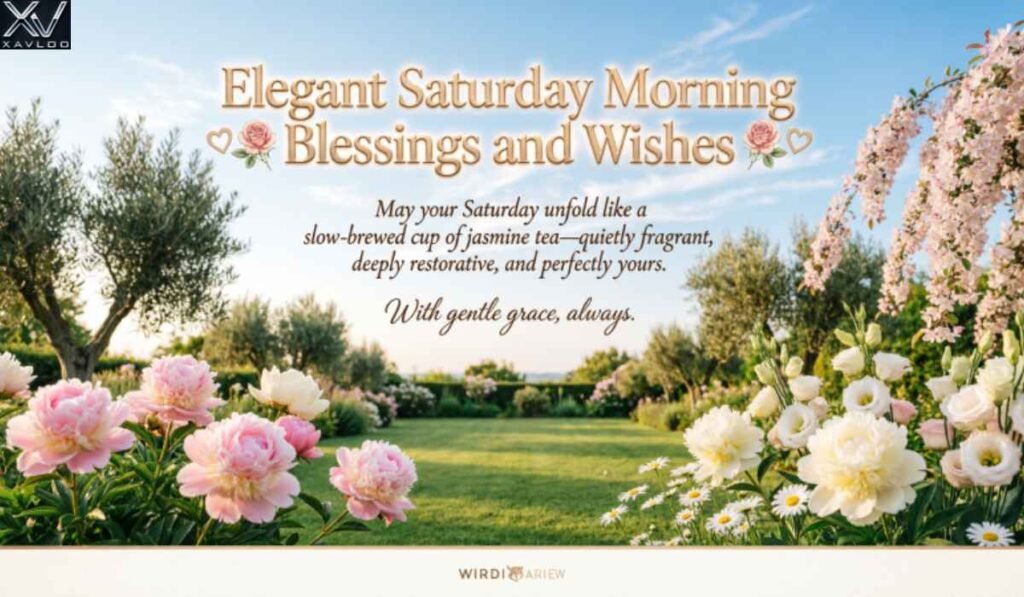 Elegant Saturday Morning Blessings and Wishes