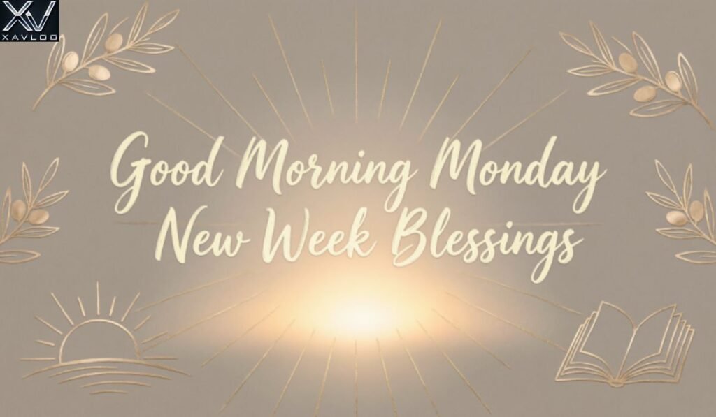 Good Morning Monday New Week Blessings