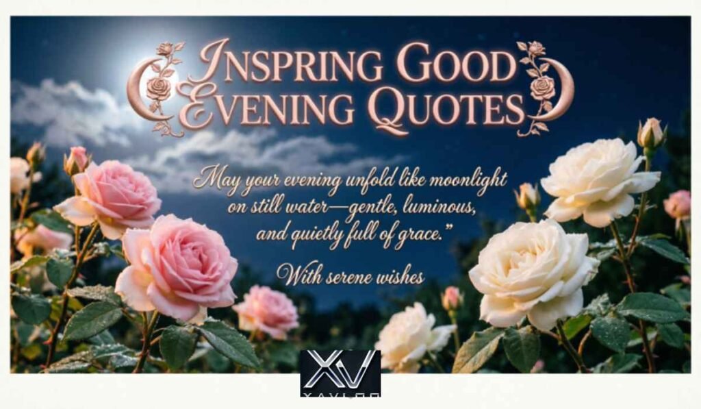 Inspirational Good Evening Quotes