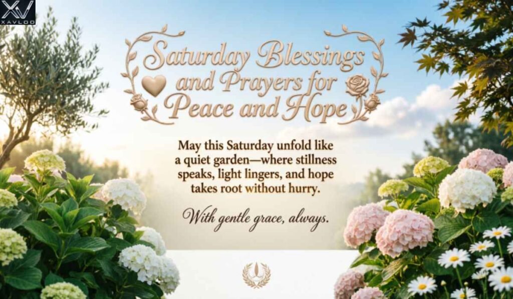 Saturday Blessings and Prayers for Peace and Hope