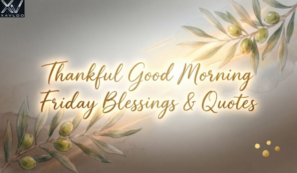 Thankful Good Morning Friday Blessings & Quotes